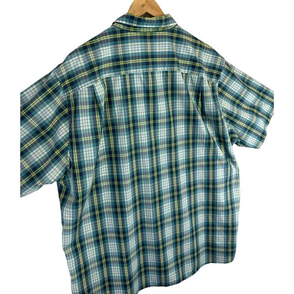 Pendleton Fremont Mens Plaid Button Front Short Sleeve Shirt Size XXL - Picture 5 of 5